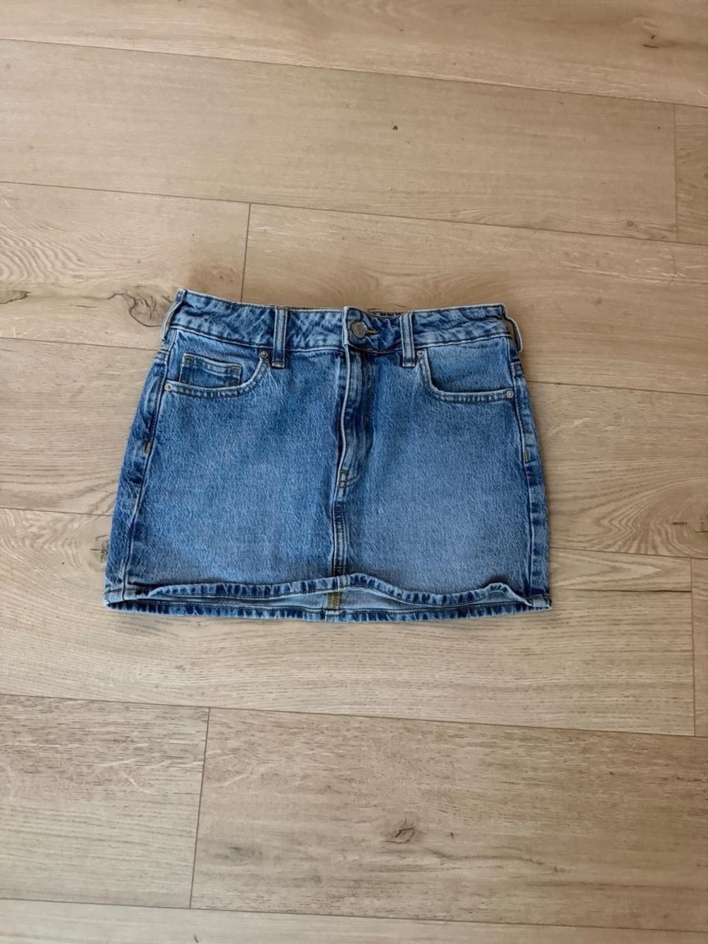 PacSun Light Blue Denim Mini Skirt